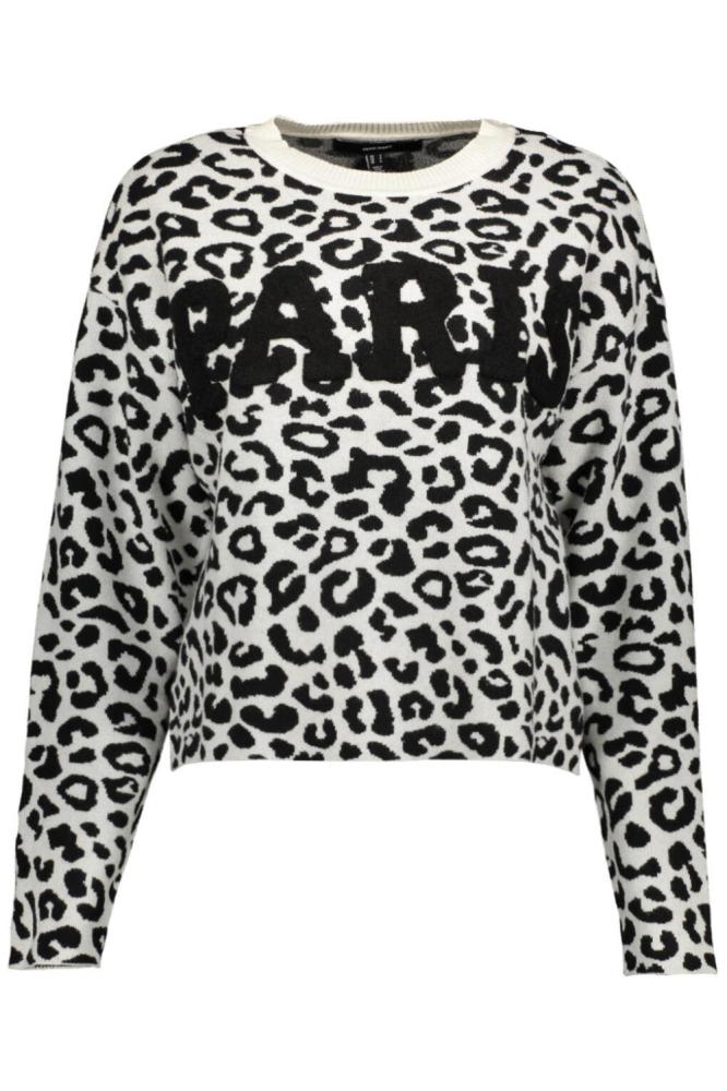 VMTRES BIEN LS O-NECK PULLOVER 10330861 Birch/W. Black